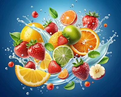 A Splash of Fruity Freshness